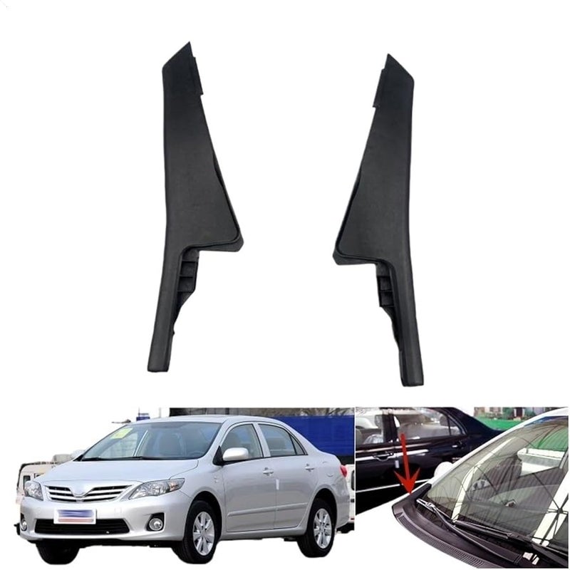 Left Right Front Windshield Wiper Cowl Trim Cover Cap For Toyota Corolla 2007 2013 - Image 4